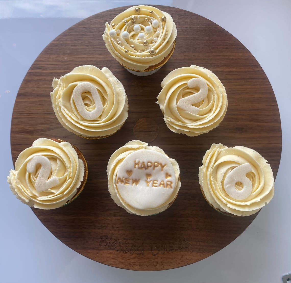 New year cupcakes