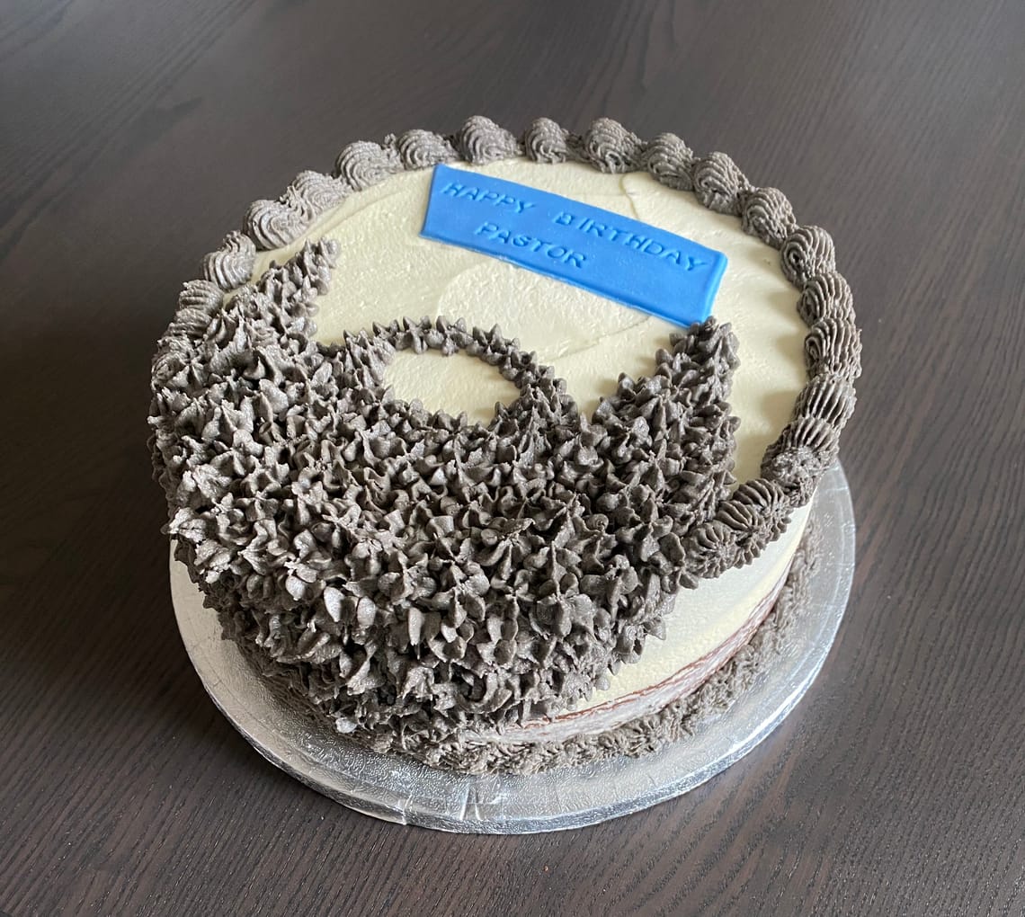 Beard cake