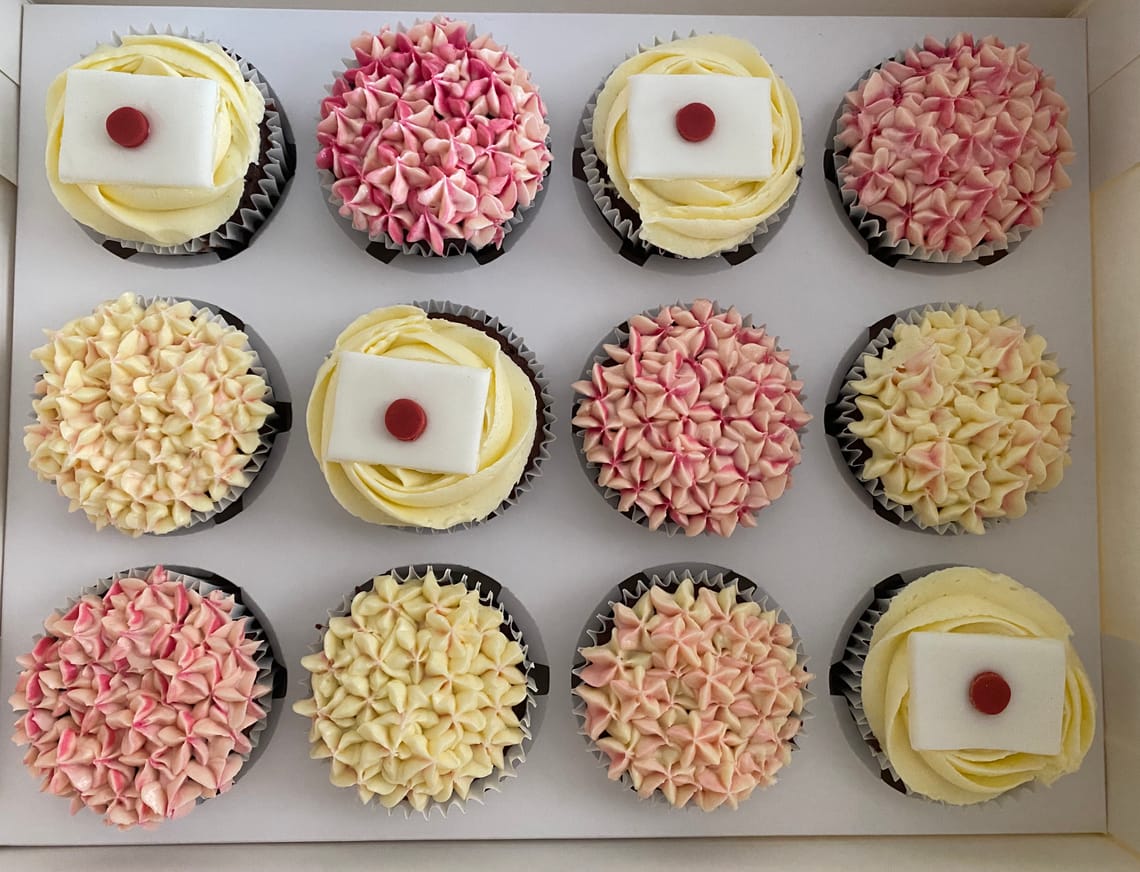 Japan theme cupcakes