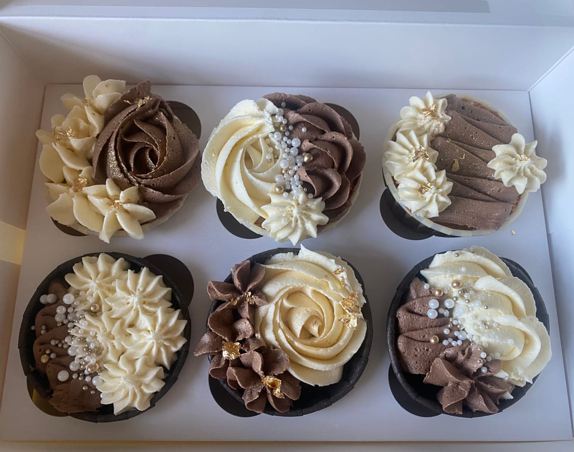 Chocolate and vanilla mix