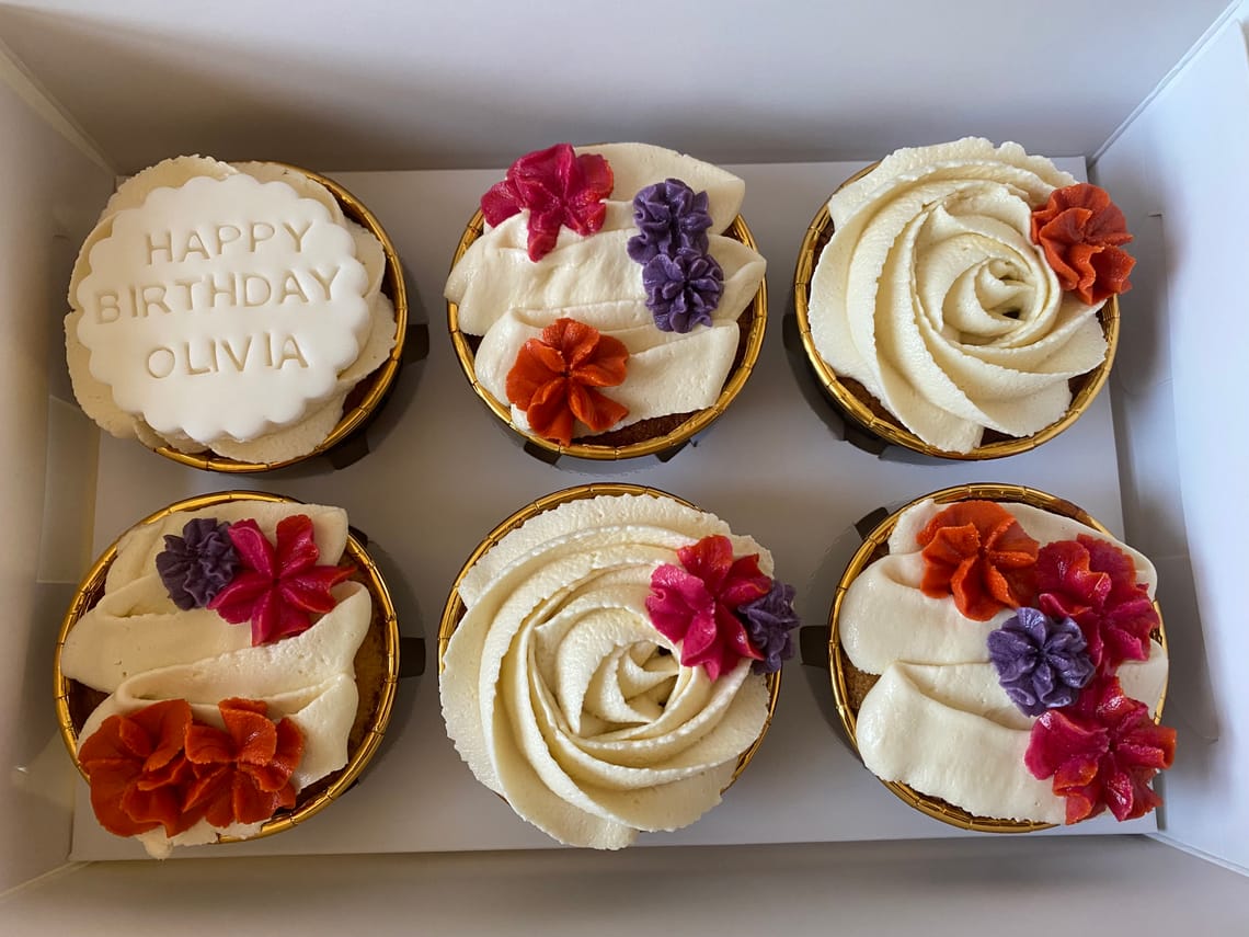 Birthday cupcakes