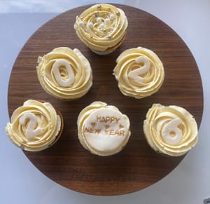 New year cupcakes