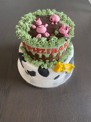 Farm themed 1st birthday